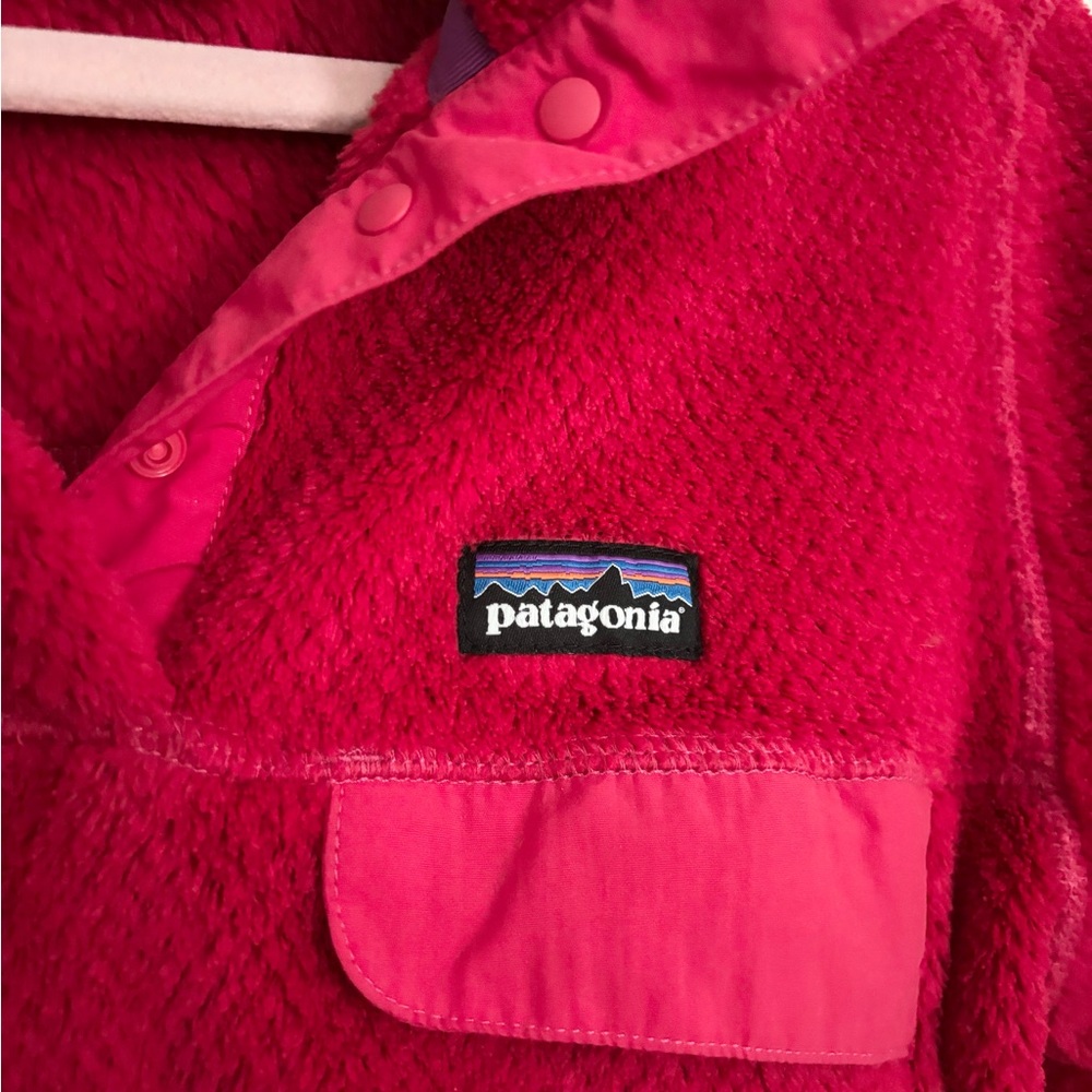 Patagonia Red/Pink Snap-T Fleece - Picture 2 of 4